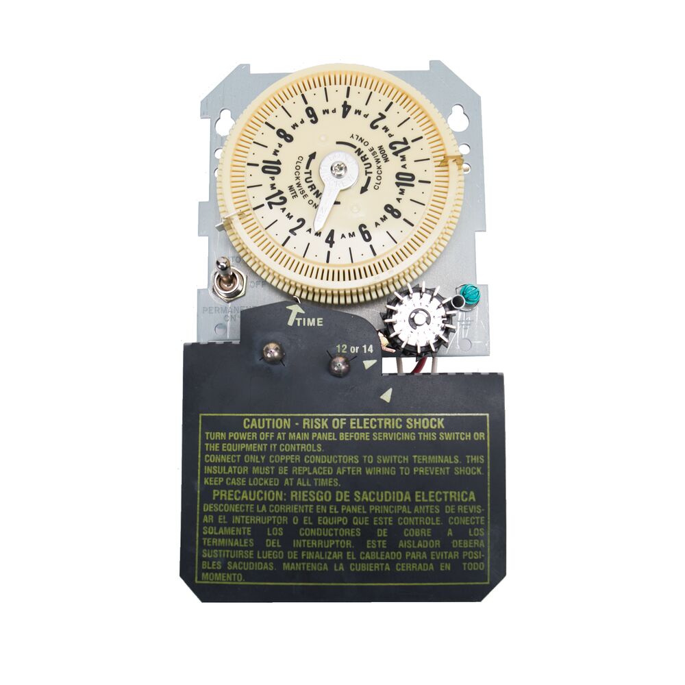 Sprinkler/Irrigation Time Switch with 14-Day Skipper - Mechanism Only