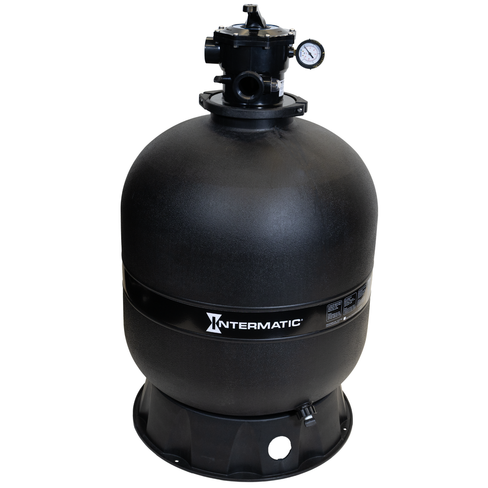 24" Sand Filter with 7-Way Valve, 300 lbs Sand