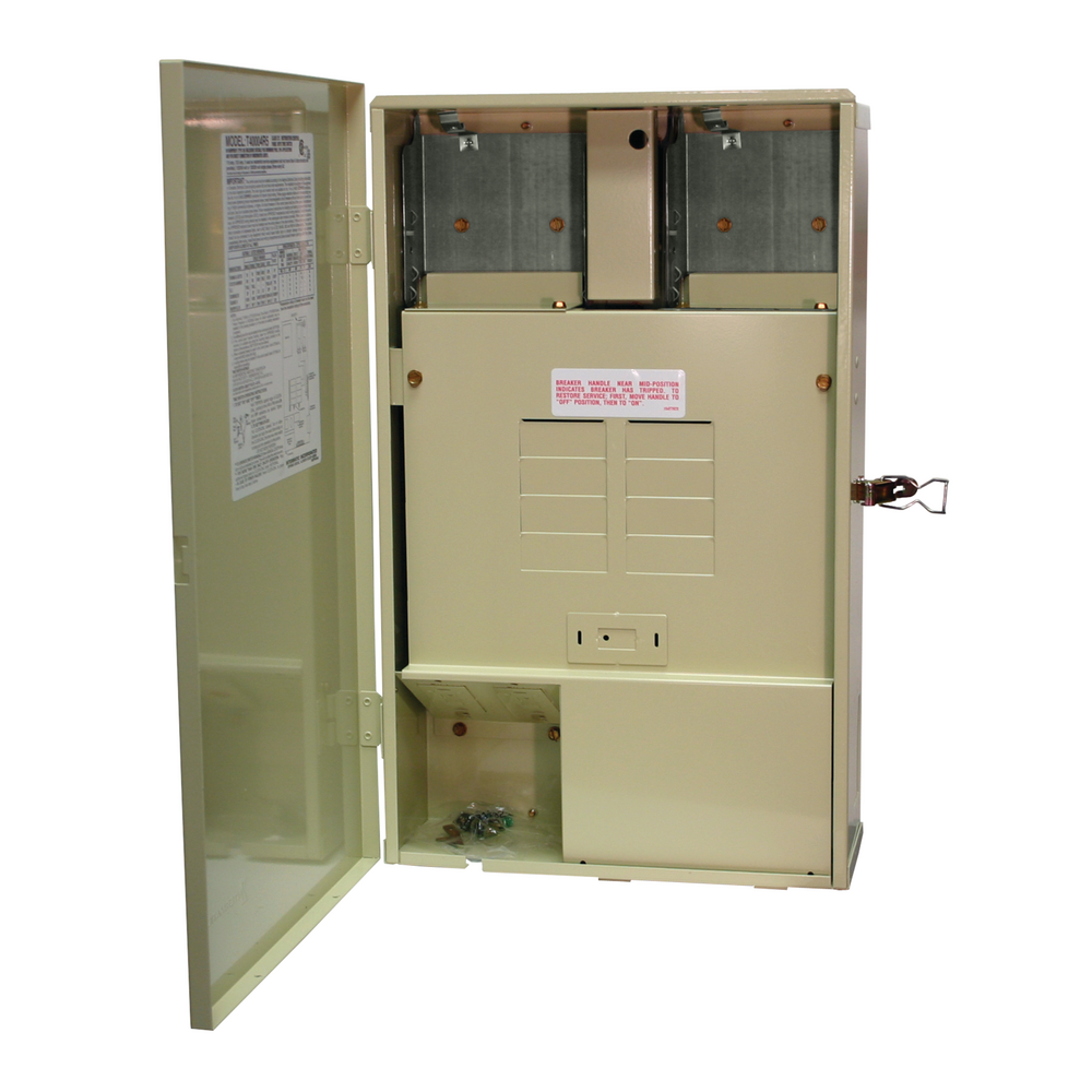 125 A Load Center with Compartment for Optional Wiring Devices, 8-Breaker Spaces