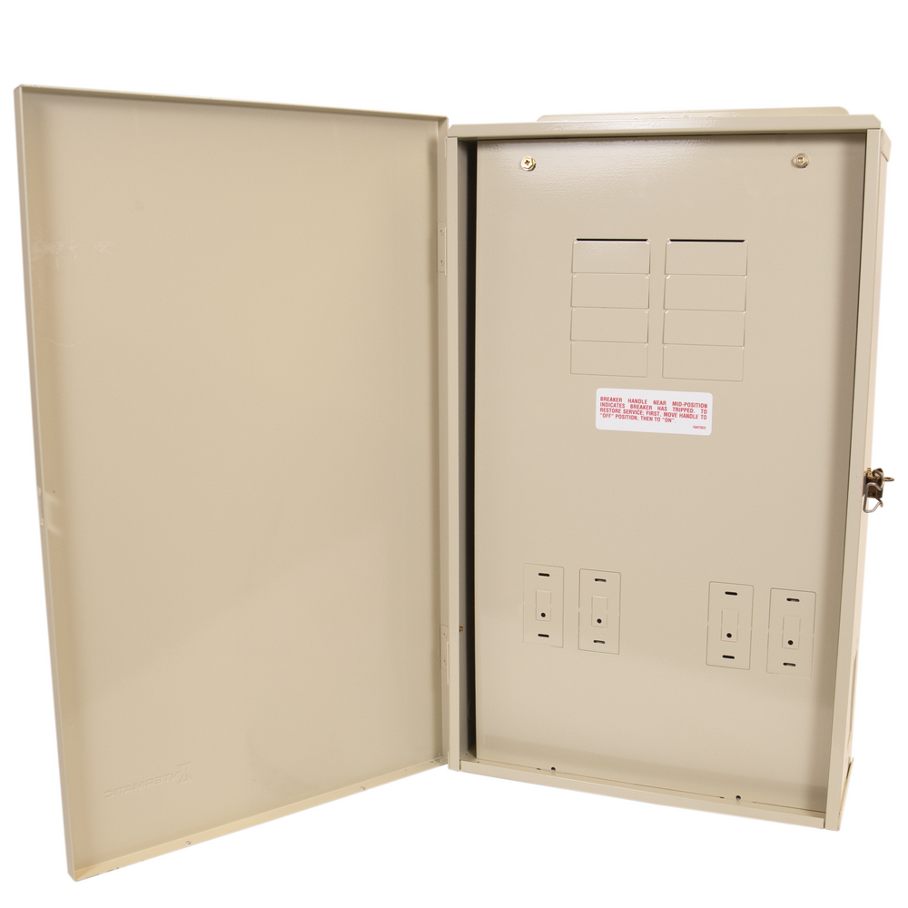 125 A Load Center Only with 8-Breaker Spaces