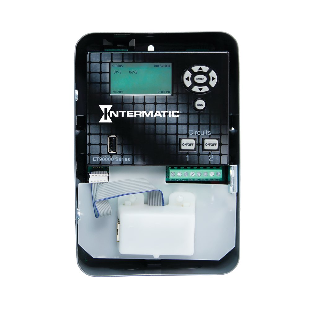 Astronomic 365-Day 2-Circuit Electronic Control, 120-277 VAC, 50/60 Hz, 2-SPDT, Indoor Metal Enclosure, Ethernet Included