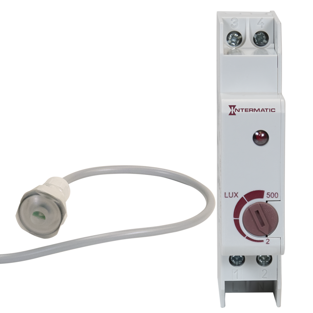 110-230 VAC, 50/60 Hz, 16 A resistive, DIN rail mounting, 1 channel twilight switch -  TLS 501E 212