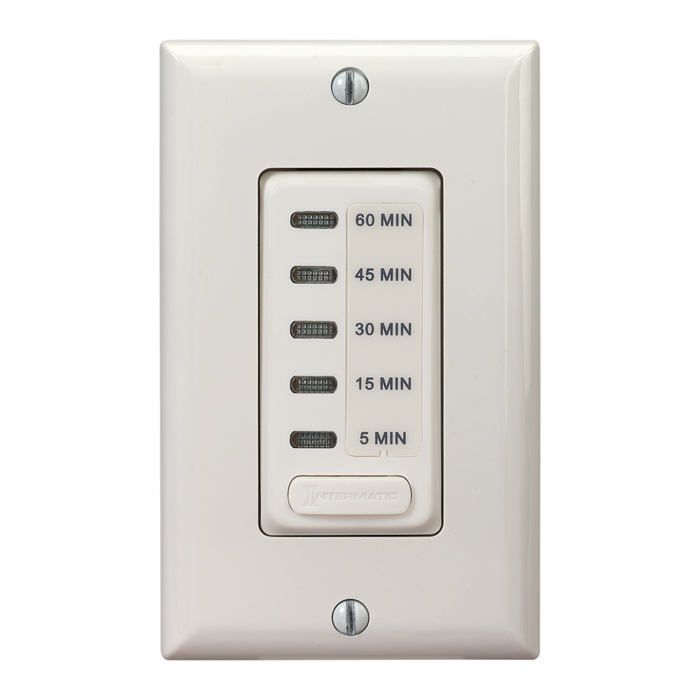 Electronic Countdown Timer, 120 VAC, 60 Hz, Preset Times 5,15,30,45 Minute,1 Hour, Without Hold, Light Almond