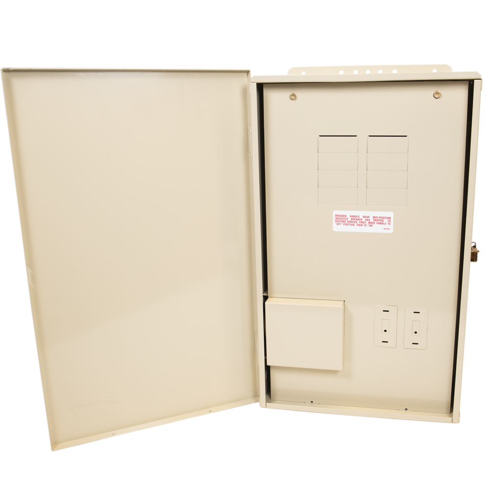 100 A Load Center Only with 100 W Transformer, 8-Breaker Spaces