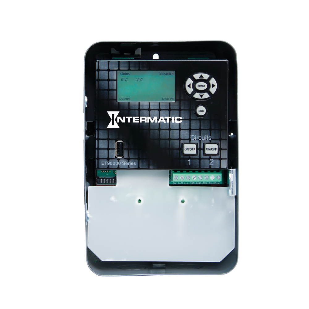 Astronomic 365-Day 2-Circuit Electronic Control, 120-277 VAC, 50/60 Hz, 2-SPDT, Indoor Metal Enclosure, Ethernet Optional