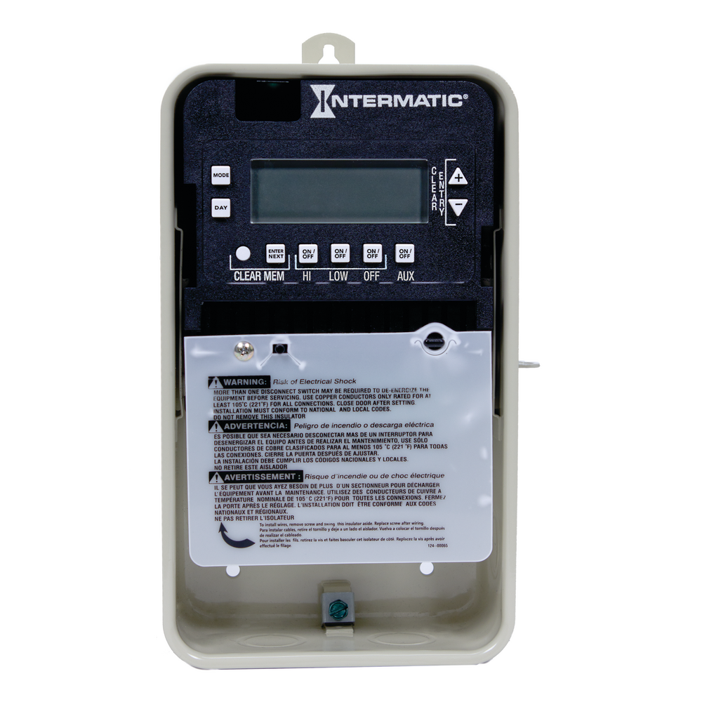 Electronic Pump Motor Controller with Seasonal Adjustment, 4-Circuit, Type 3R Metal Enclosure