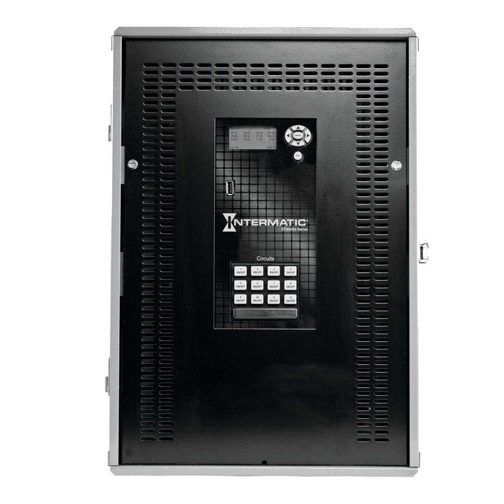 Astronomic 365-Day 12-Circuit Electronic Control, 120-277 VAC, 50/60 Hz, 12-SPDT/6-DPDT, Outdoor Metal Enclosure, Ethernet Included