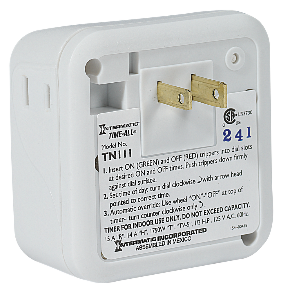 main | TN111K Indoor Mechanical Plug-In Timer | Intermatic
