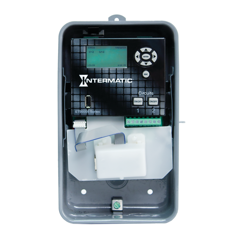 Astronomic 365-Day 2-Circuit Electronic Control, 120-277 VAC, 50/60 Hz, 2-SPDT, Outdoor Metal Enclosure, Ethernet Included