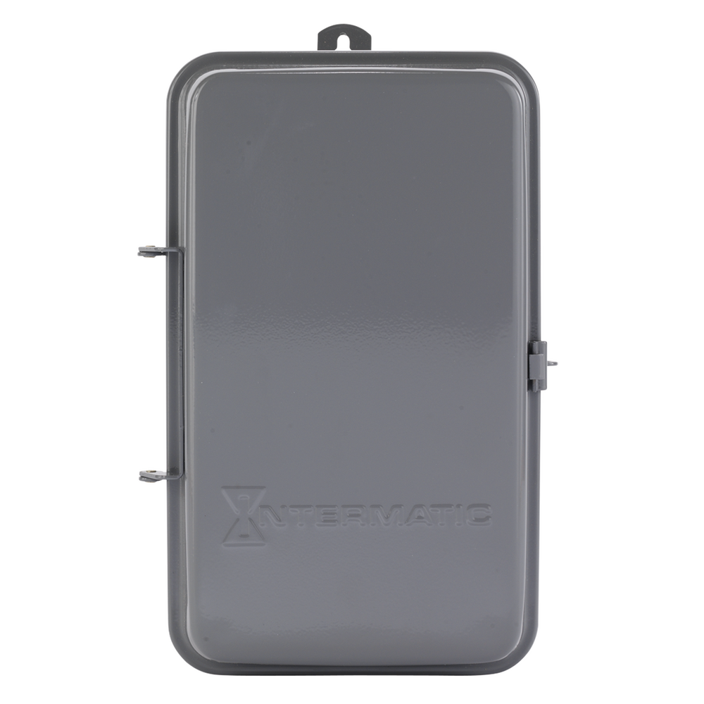 24-Hour Mechanical Time Switch with Skip-a-Day, 208-277 VAC, 60Hz, SPDT, Outdoor Metal Enclosure, 15 Minute Interval
