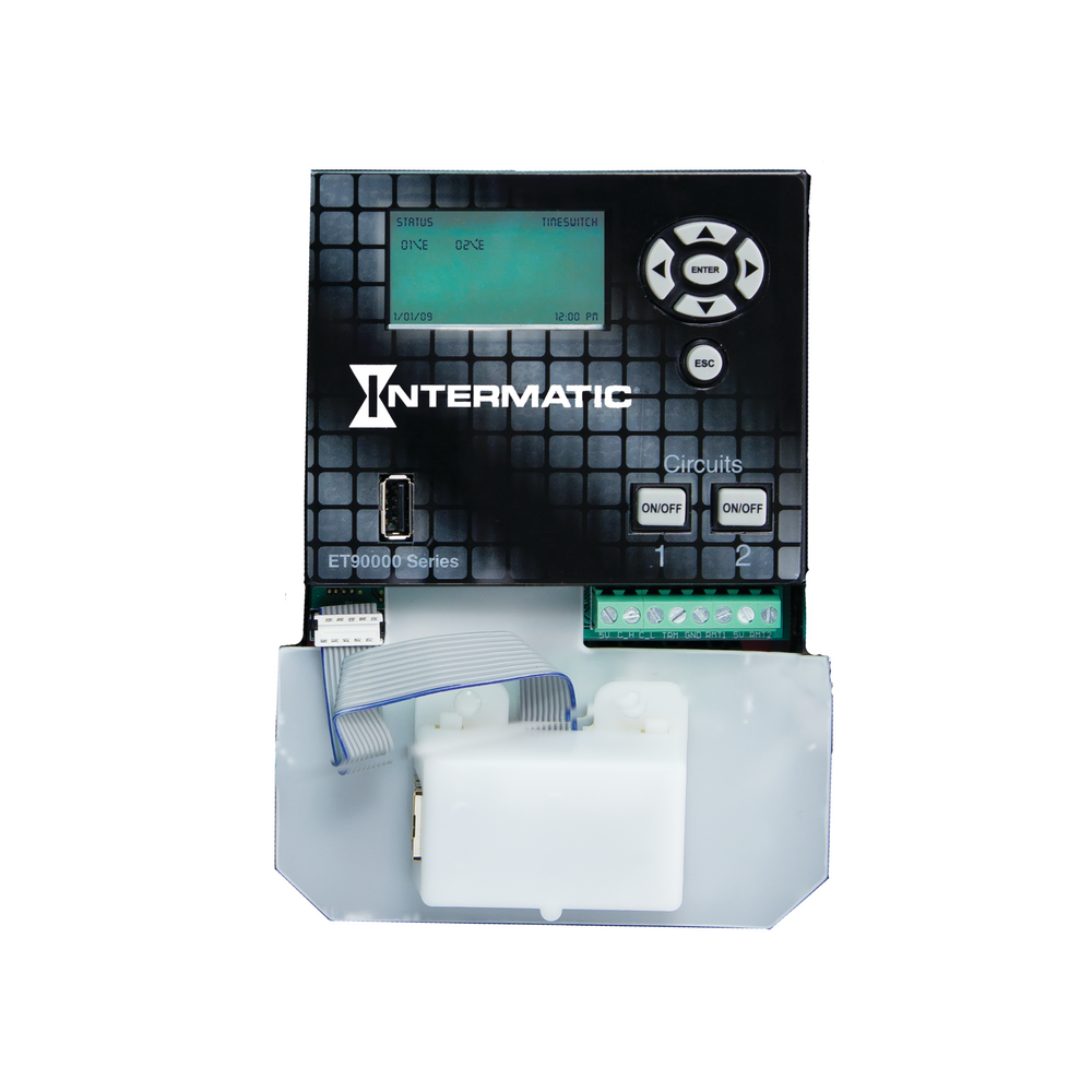 Astronomic 365-Day 2-Circuit Electronic Control, Mechanism Only, 120-277 VAC, 50/60 Hz, 2-SPDT