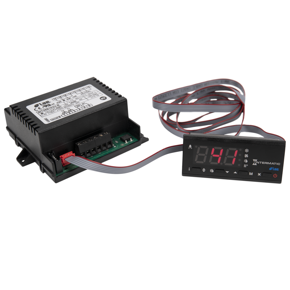 Refrigeration Controller, 2 NTC/PTC Sensors, 1 Digital Input, 100-240 VAC, Screw Terminals, RS485