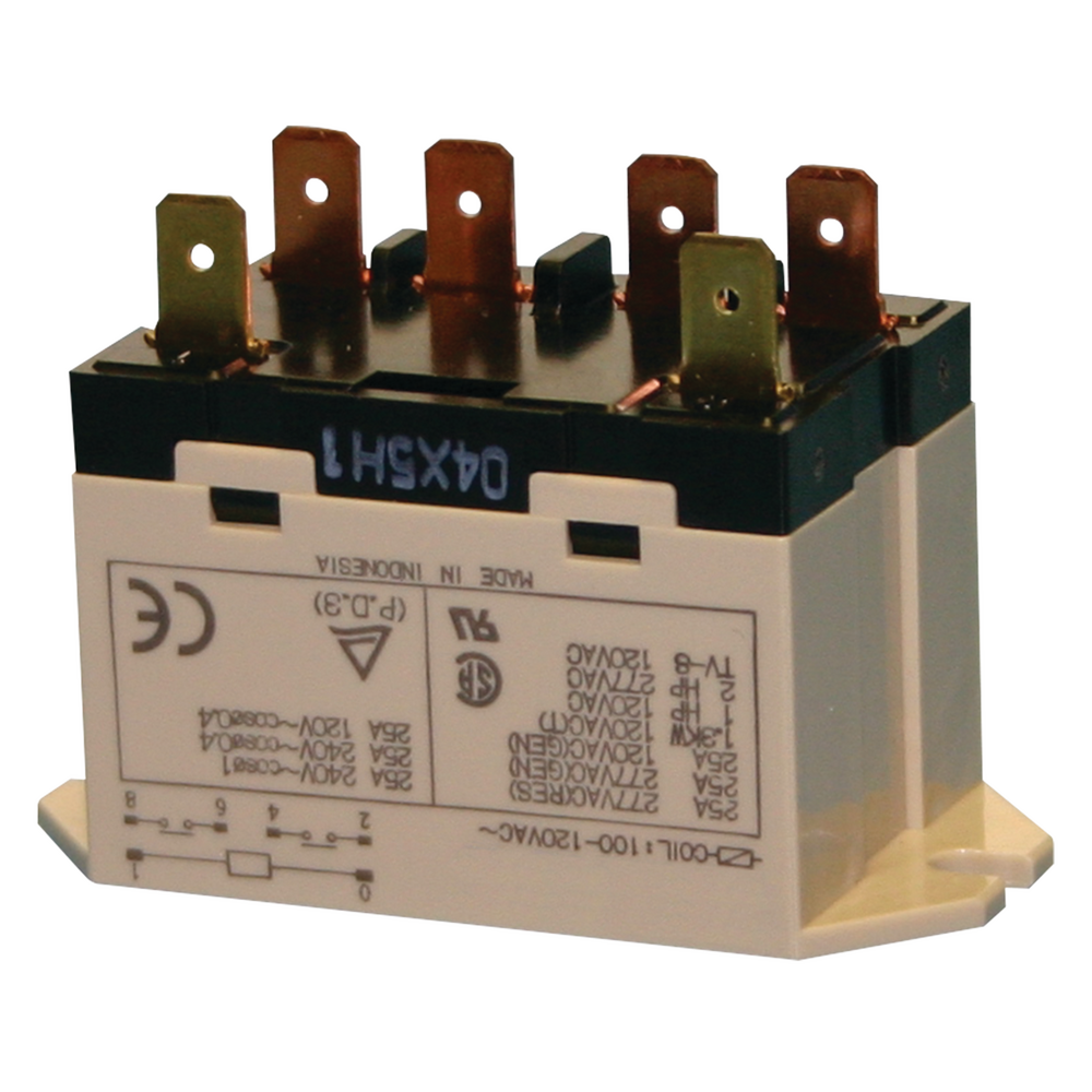 Relay - DPST, 3 HP, 24 VAC
