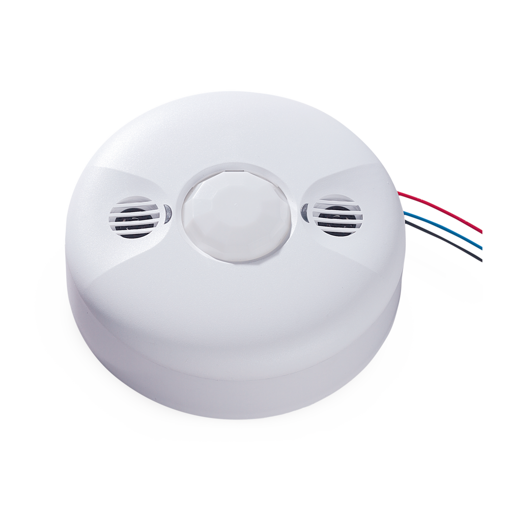 Commercial Grade Low-Voltage Ceiling Mount Dual Tech Occupancy/Vacancy Sensor, White