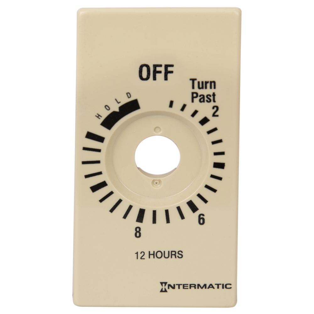 Plate for 12-Hr with HOLD, Ivory (FD12HH)