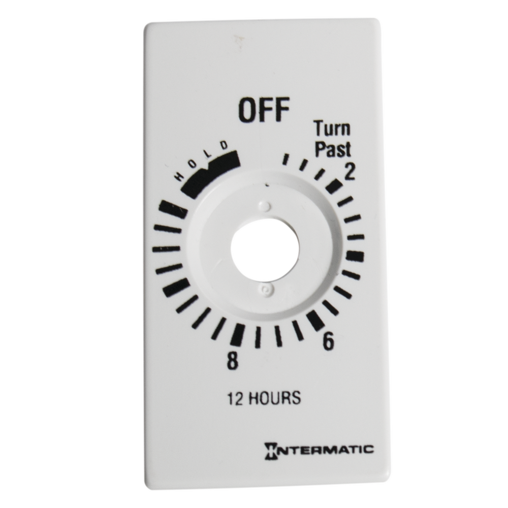 Plate for 12-Hr with HOLD, White (FD12HHW)