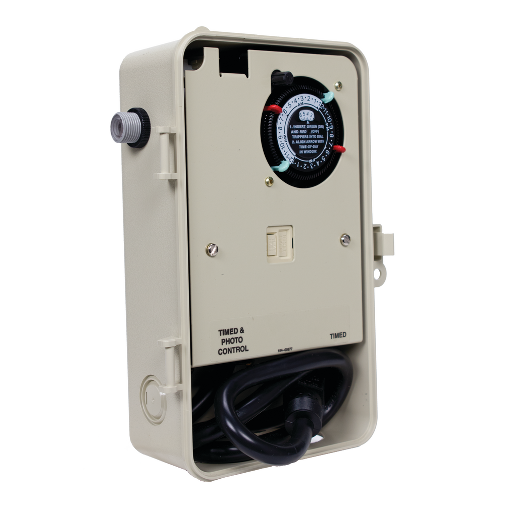 Two-Circuit Portable Outdoor Timer with Photocontrol