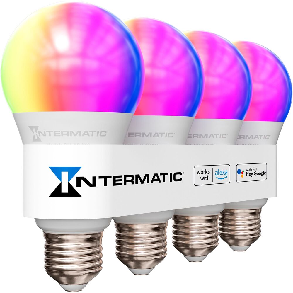 ABRA A19 Wi-Fi Smart Bulb 4-Pack