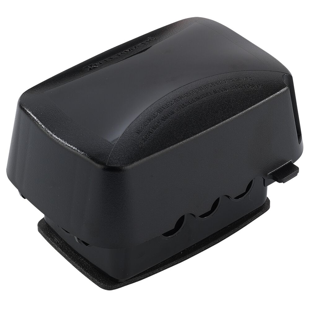 OBSOLETE Extra-Duty Plastic In-Use Weatherproof Cover, Single-Gang, Vrt/Hrz, 3.625" Black