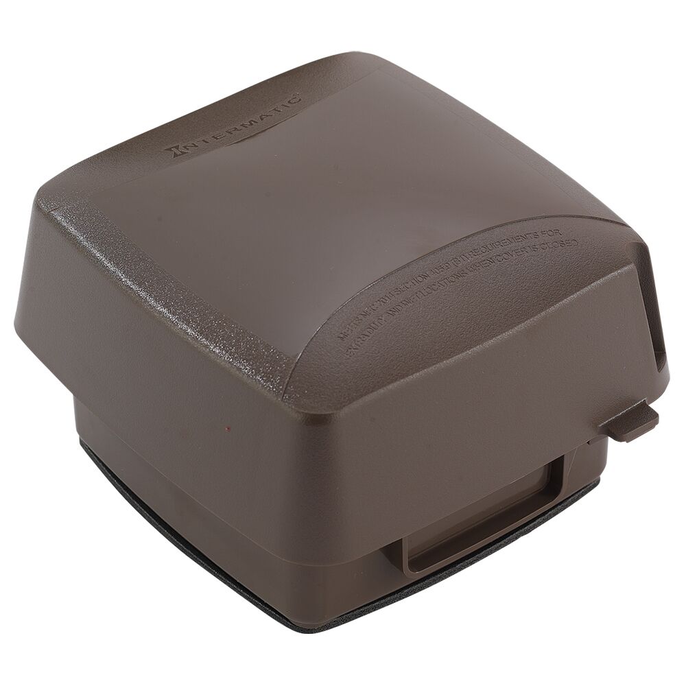 Extra-Duty Plastic In-Use Weatherproof Cover, Double-Gang, Vrt, 3.625" Bronze