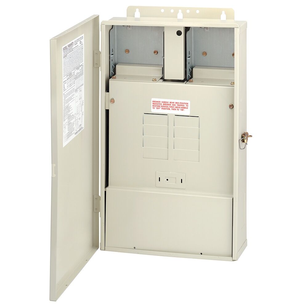 100 A Load Center Only with 300 W Transformer, 8-Breaker Spaces
