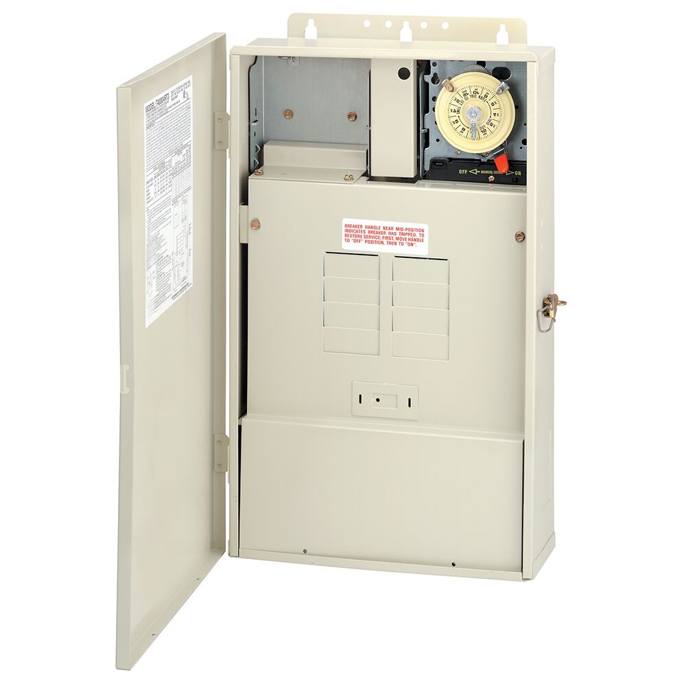 100 A Load Center with 100 W Transformer and T104M Mechanism, 8-Breaker Spaces