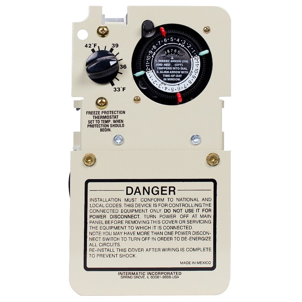 Freeze Protection Timer with Thermostat for 240V Applications, Mechanism