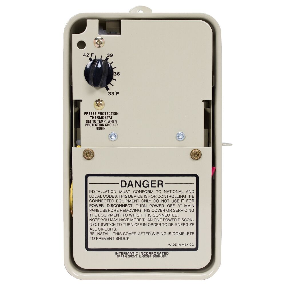 Freeze Protection Thermostat only for 120/240V Applications, Type 3R Metal Enclosure