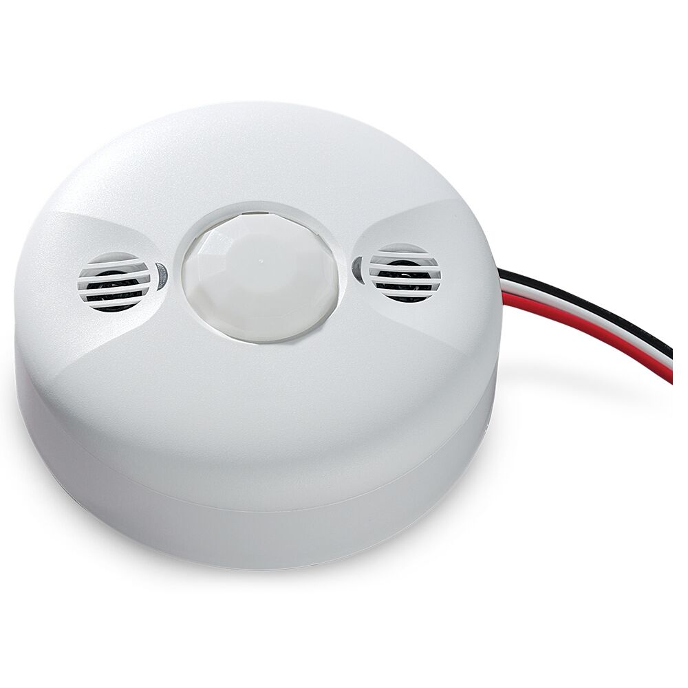Commercial Grade Line Voltage Ceiling Mount Dual Tech Occupancy Sensor, White