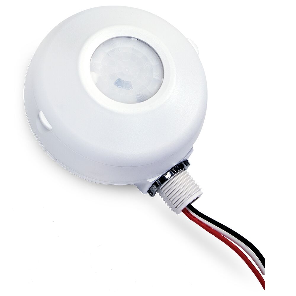 Commercial Grade High Bay Ceiling Mount PIR Occupancy Sensor, White, Mexico Sales Only
