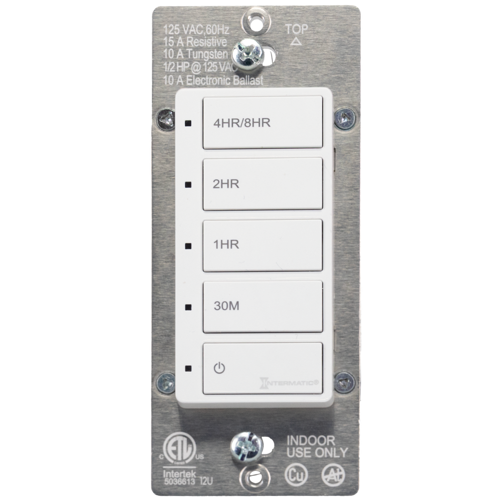 Countdown Timer, White, 1HP, 30/1/2/4/8
